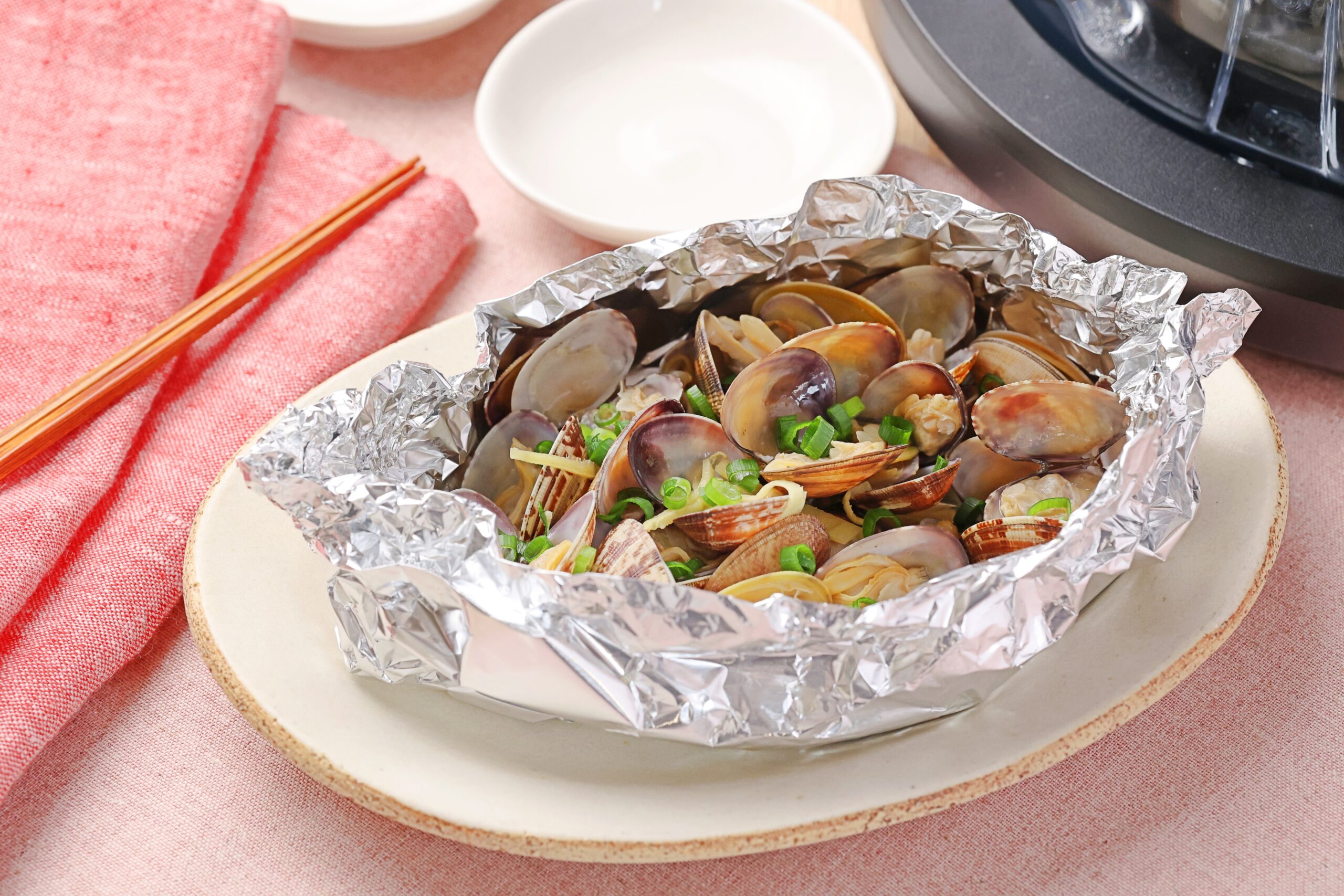 あさりのホイル酒蒸し | コンベクションオーブン クルッキング CLOOKING